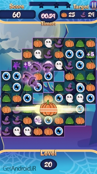 دانلود Match 3 – Spooky Hotel 1.03 بازی هتل اشباح اندروید