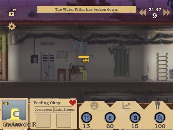 دانلود Sheltered 1.0 بازی استراتژیک پناهگاه اندروید