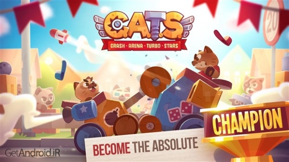 دانلود بازی CATS Crash Arena Turbo Stars اندروید
