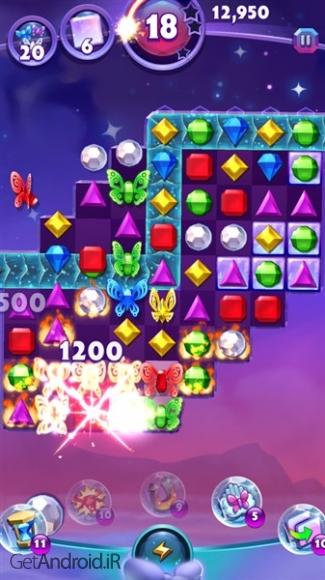 دانلود بازی Bejeweled Stars: Free Match 3 اندروید