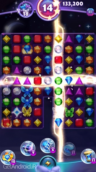 دانلود بازی Bejeweled Stars: Free Match 3 اندروید