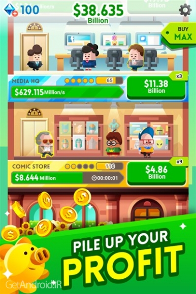 دانلود بازی Cash Inc Fame اندروید