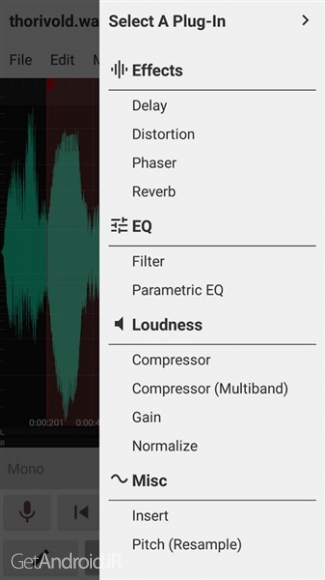 دانلود برنامه WavStudio Audio Recorder Editor اندروید