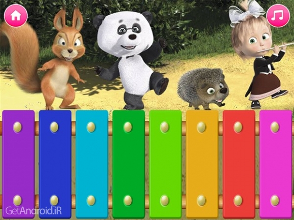 دانلود بازی آموزشی Masha and the Bear اندروید