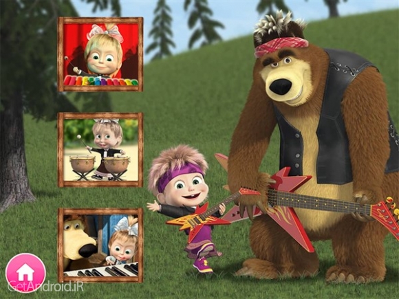 دانلود بازی آموزشی Masha and the Bear اندروید