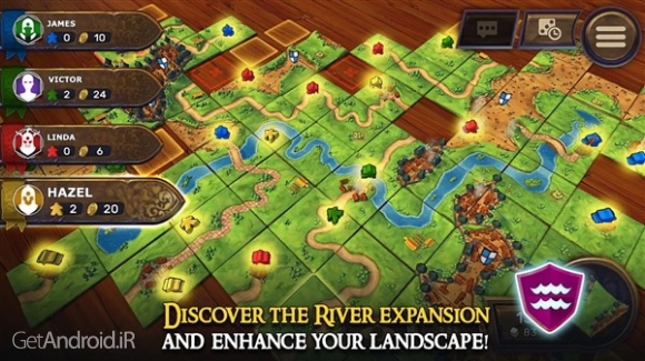 دانلود بازی Carcassonne Official Board Game اندروید