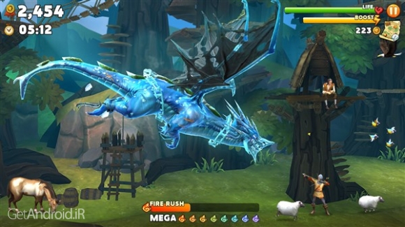 دانلود بازی Hungry Dragon اندروید