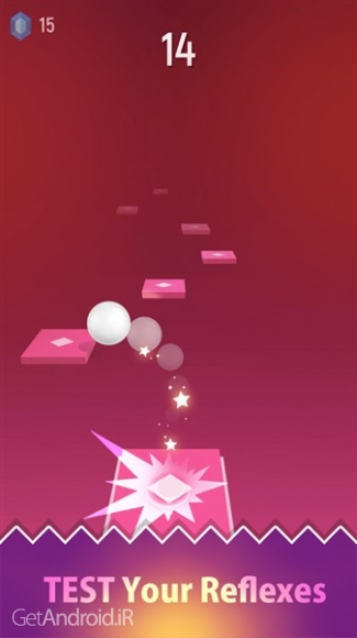 دانلود بازی Tiles Hop Forever Dancing Ball اندروید