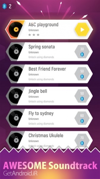 دانلود بازی Tiles Hop Forever Dancing Ball اندروید