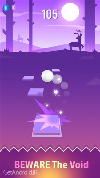 دانلود بازی Tiles Hop Forever Dancing Ball اندروید