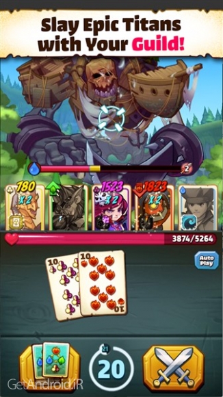 دانلود بازی Battlejack Blackjack RPG اندروید