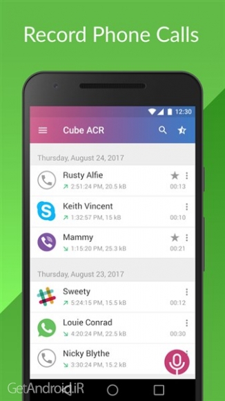 دانلود برنامه Cube Call Recorder ACR اندروید