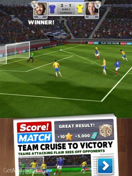 دانلود بازی Score Match PvP Soccer اندروید