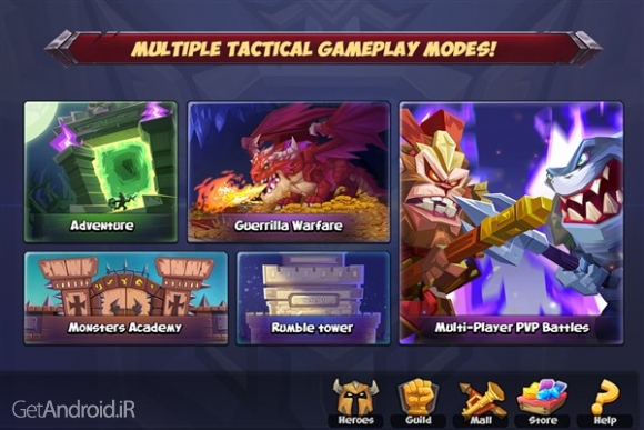دانلود بازی Tactical Monsters Rumble Arena اندروید