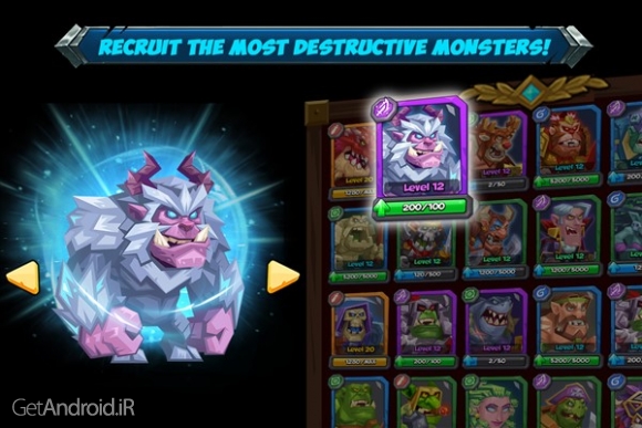 دانلود بازی Tactical Monsters Rumble Arena اندروید