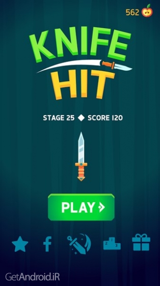 دانلود بازی Knife Hit اندروید