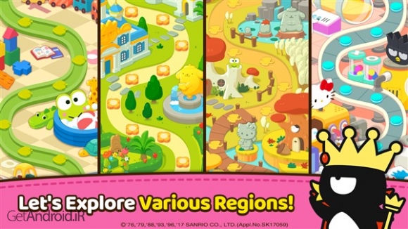 دانلود بازی Hello Kitty Friends Tap Pop Adorable Puzzles اندروید