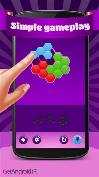 دانلود بازی Hexa Puzzle Hero اندروید