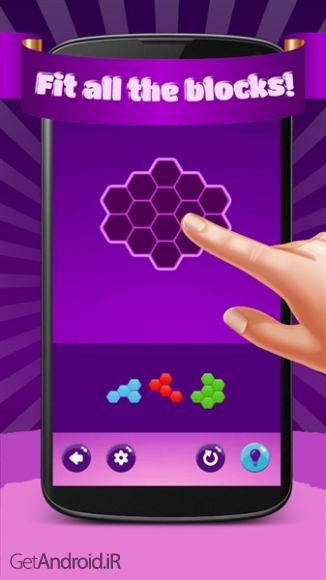 دانلود بازی Hexa Puzzle Hero اندروید