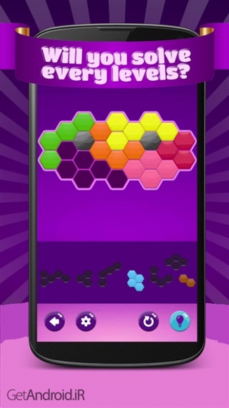 دانلود بازی Hexa Puzzle Hero اندروید