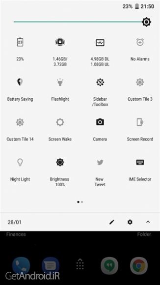 دانلود برنامه Shortcutter Quick Settings​ Sidebar اندروید
