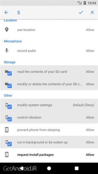 دانلود برنامه App Ops اندروید