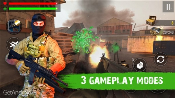دانلود بازی Zombie Shooter Hell 4 Survival اندروید