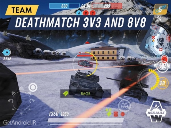 دانلود بازی Armored Warfare Assault اندروید