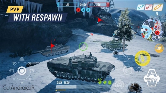 دانلود بازی Armored Warfare Assault اندروید