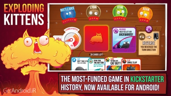 دانلود بازی Exploding Kittens اندروید