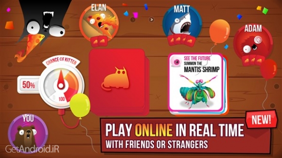 دانلود بازی Exploding Kittens اندروید