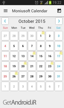 دانلود برنامه Moniusoft Calendar اندروید