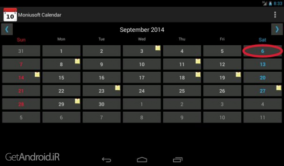 دانلود برنامه Moniusoft Calendar اندروید