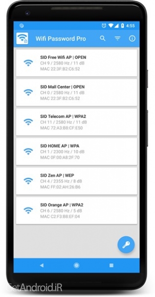 دانلود برنامه WIFI PASSWORD PRO اندروید