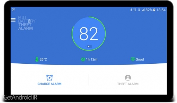 دانلود برنامه Full Battery & Theft Alarm اندروید