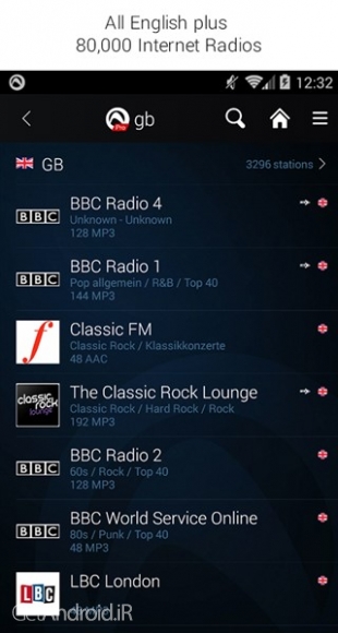 دانلود برنامه Audials Radio Pro اندروید