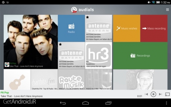 دانلود برنامه Audials Radio Pro اندروید