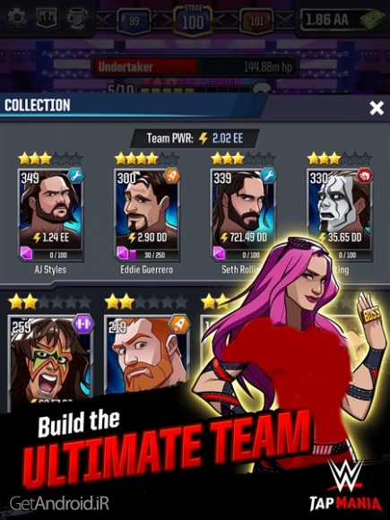 دانلود بازی WWE Tap Mania اندروید