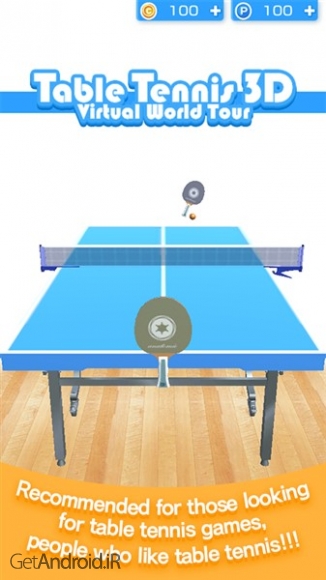 دانلود بازی Table Tennis 3D Virtual World Tour Ping Pong Pro اندروید