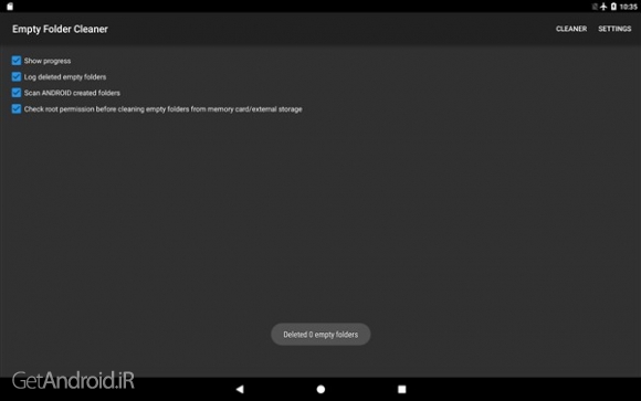 دانلود برنامه Empty Folder Cleaner اندروید