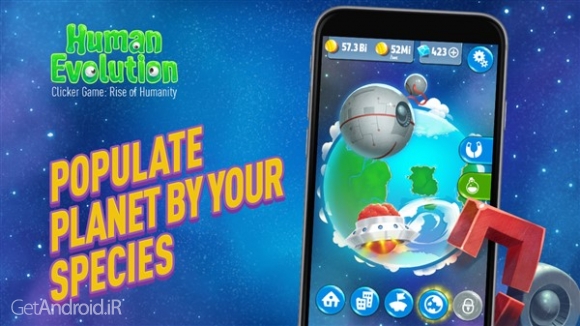 دانلود بازی Human Evolution Clicker Game اندروید