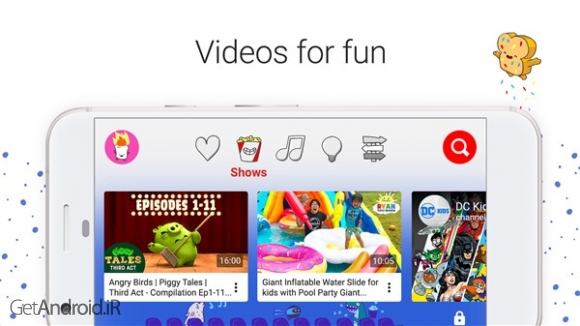 دانلود برنامه YouTube Kids اندروید