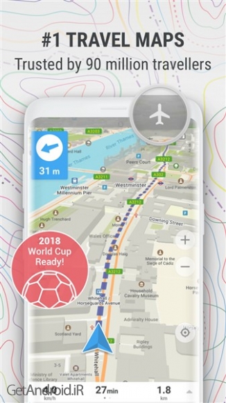 دانلود برنامه MAPS.ME اندروید