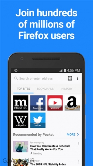 دانلود برنامه Mozilla اندروید