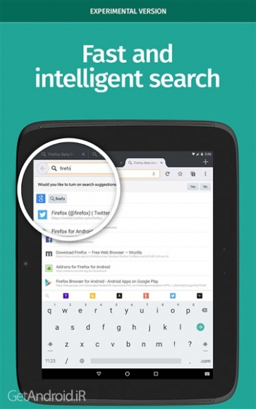 دانلود برنامه Mozilla اندروید