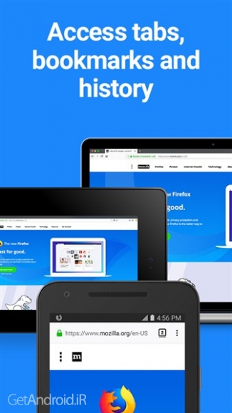 دانلود برنامه Mozilla اندروید