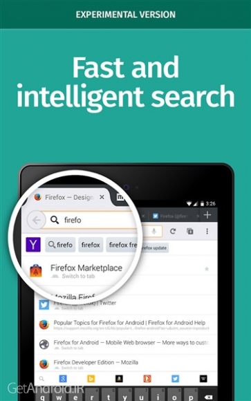 دانلود برنامه Mozilla اندروید