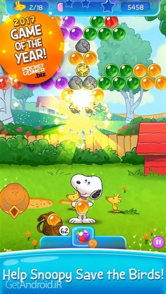 دانلود بازی Snoopy Pop اندروید