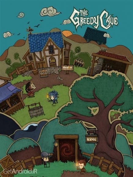 دانلود بازی The Greedy Cave اندروید