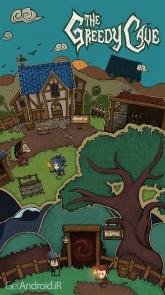 دانلود بازی The Greedy Cave اندروید